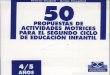 50 propuestas de actividades motrices para el segundo ciclo de educación infantil(4 5 años)