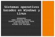 Presentación sistemas operativos
