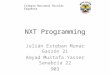 Nxt programming