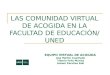 Comunidad Virtual Facultad Educacion Uned