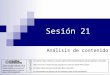 Sesion21 análisis de contenido