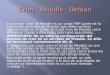 Cron   moodle - debian