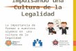 Presentacion legalidad maestrosJavierArmendarizCortez