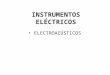 Instrumentos eléctricos