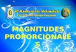 Magnitudes proporcionales   5º