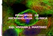 Principios   de   microbiología    clínica. viviana