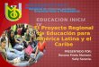 proyecto de educacion de américa latina  y el caribe