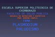 Plasmodium MICROBIOLOGIA