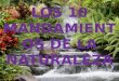Los 10 mandamientos de la naturaleza