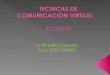 Tecnicas de comunicacion virtual. LIZ CORRALES