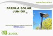 Ficha técnica farola solar Junior de Ledsol