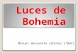 Luces de bohemia. Manuel B.S  2º BHCS