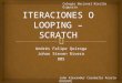 Iteraciones o looping –