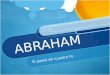 Meditación con los personajes Bíblicos Abraham