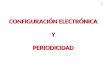 Propiedades periódicas y configuraciones electrónicas