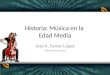 Historia Musica Edad Media