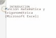 Función matemática y trigonométrica (microsoft excel)