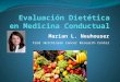 Evaluación dietética en medicina conductual