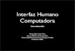 Introducción a la Interacción Humano Computadora