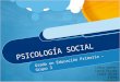 Presentación psicología social