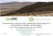 PRESENTACION DE INNOVACION Y DESARROLLO SOSTENIBLE EN LA UNIVERSIDAD UNIFE, ARQ: RODOLFO BELTRAN, LIMA PERU