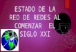 ESTADO DE LA RED DE REDES AL COMENZAR EL SIGLO XXI