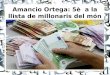 Amancio Ortega al cinqué lloc de rics del món
