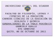 UNIVERSIDAD CENTRAL DEL ECUADOR ESCUELA DE BIOLOGÍA Y QUÍMICA Generalidades de la tabla periódica POR GABRIELA GUALLE CHANGO