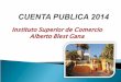 Cuenta Pública 2014 - Instituto Superior de Comercio Alberto Blest Gana