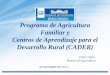 Guatemala - Programa de agricultura familiar y centros de aprendizaje para el desarrollo rural