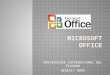 Microsoft Office UIDE Génesis Mora