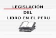 Legislación del libro Peruano