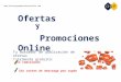 Presentación ofertas y promociones online