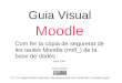 Guia visual Moodle: com es fa la còpia de seguretat de les taules Moodle ("mdl_") de la base de dades