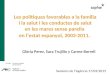 Les politiques favorables a la família  i la salut i les conductes de salut  en les mares sense parella   en l’estat espanyol, 2003-2011