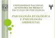 Psicología ecológica y ambiental