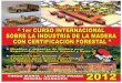 Invitación 1º Curso Internacional Industria Madera