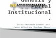 Génesis y portal institucional2