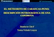 EL METEORITO DE CARANCAS-PUNO: DESCRIPCIÓN PETROGRÁFICA DE UNA CONDRITA