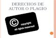 Derechos de autor o plagio
