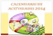 Calendario Actividades 2014