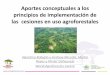 Aportes conceptuales a los principios de implementación de las cesiones en uso agroforestales