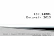 ISO 14001: encuesta para la mejora