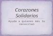 Power point Corazones solidarios