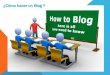 Cómo hacer un blog (1)