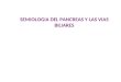 Semiologia de pancreas y vias biliares