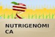 La Nutrigenomica