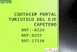 COOTAXIM PORTAL TURISTICO DEL EJE CAFETERO- PLAN ACCESIBELE POR POR LA REGION ALTA  DEPARTAMENTO DE CALDAS