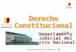 Derecho constitucional en el departamento judicial en del distrito nacional