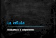 Célula y componentes celulares